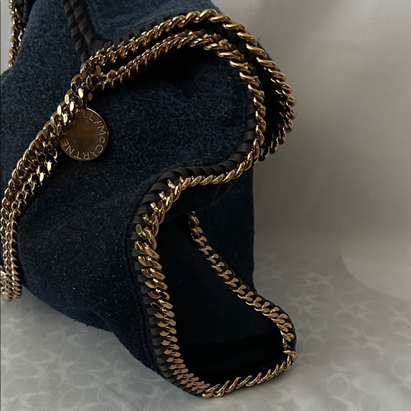 Stella McCartney Authenticated Large Falabella Ombre Blue Wool Tote Bag Purse 🌺🌺 - Picture 6 of 13